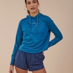 Gymshark Teal Split Back Hoodie (M)